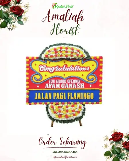 Sewa Papan Bunga Campaga